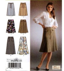 4086 LO RISER YOKE SKIRT 2 LENGTHS,BELT PATTERN 12-20